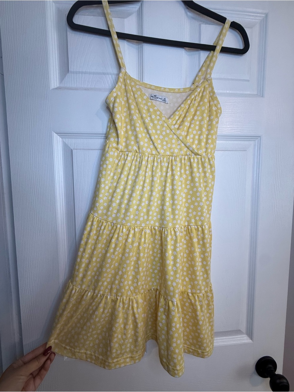 Hollister Yellow Floral Print Top